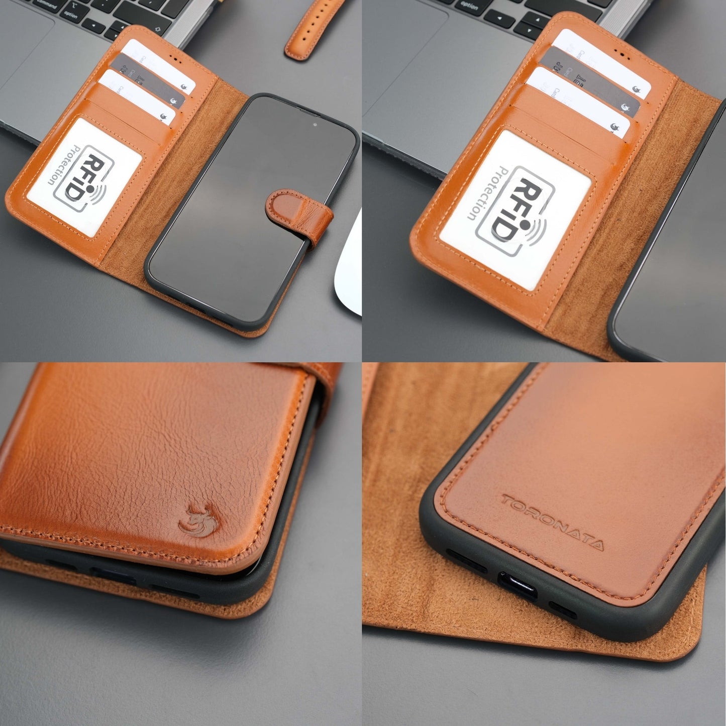 Casper iPhone 16 Pro Max Wallet Case Leather MagSafe