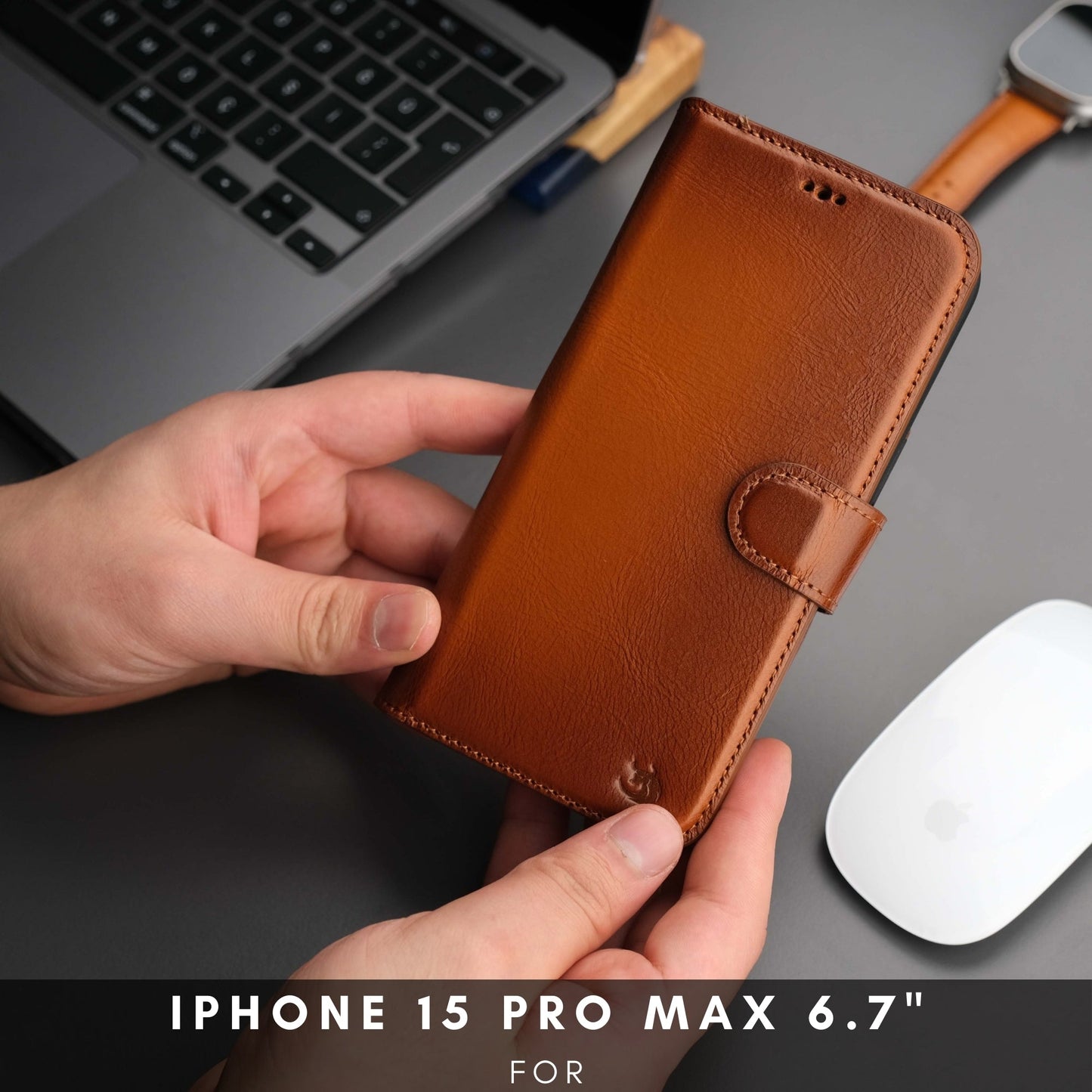 Casper iPhone 16 Pro Max Wallet Case Leather MagSafe