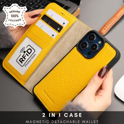 Casper iPhone 16 Pro Max Wallet Case Leather MagSafe